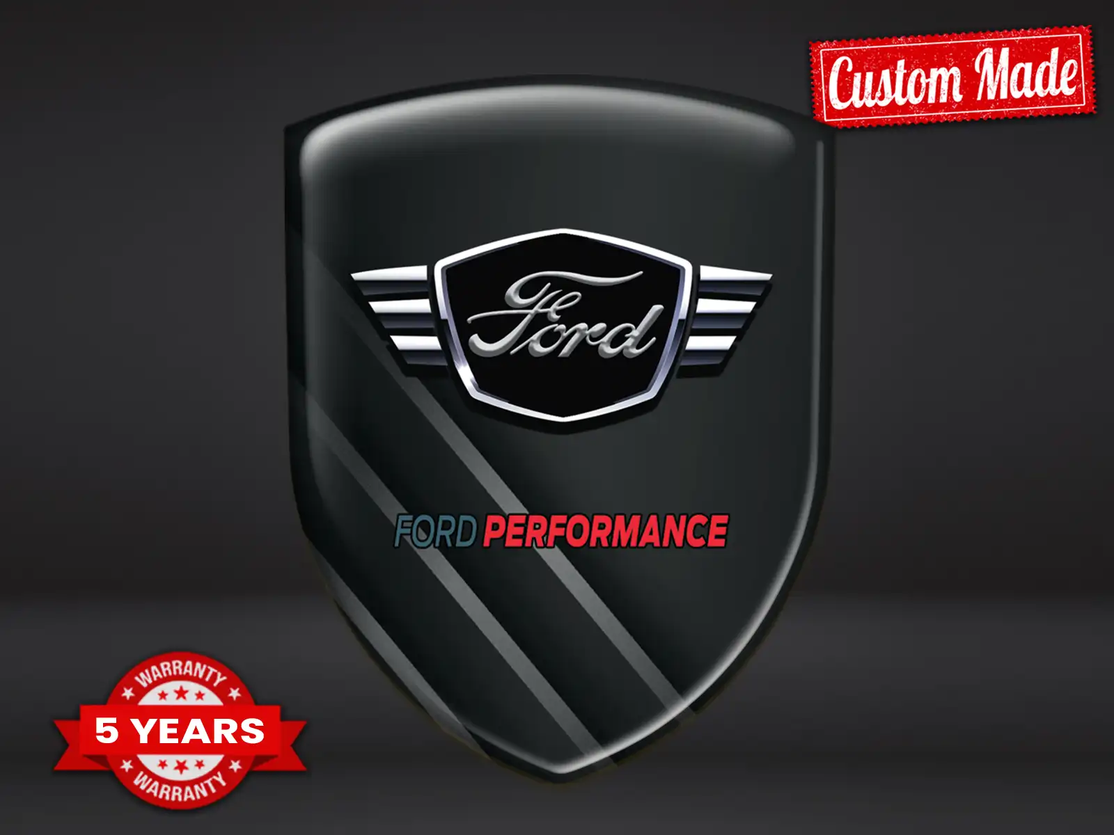 Ford Heckscheibenaufkleber Racing Luxus Anpassbar
